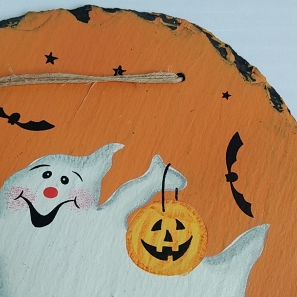 Hand Painted Double-sided Halloween Fall Decor - Picture 3 of 8